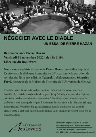 Négocier avec le diable